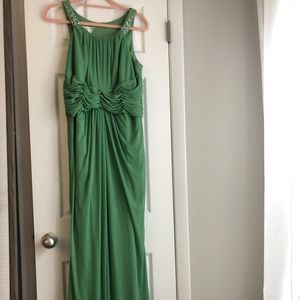Bridesmaid, floor length dress